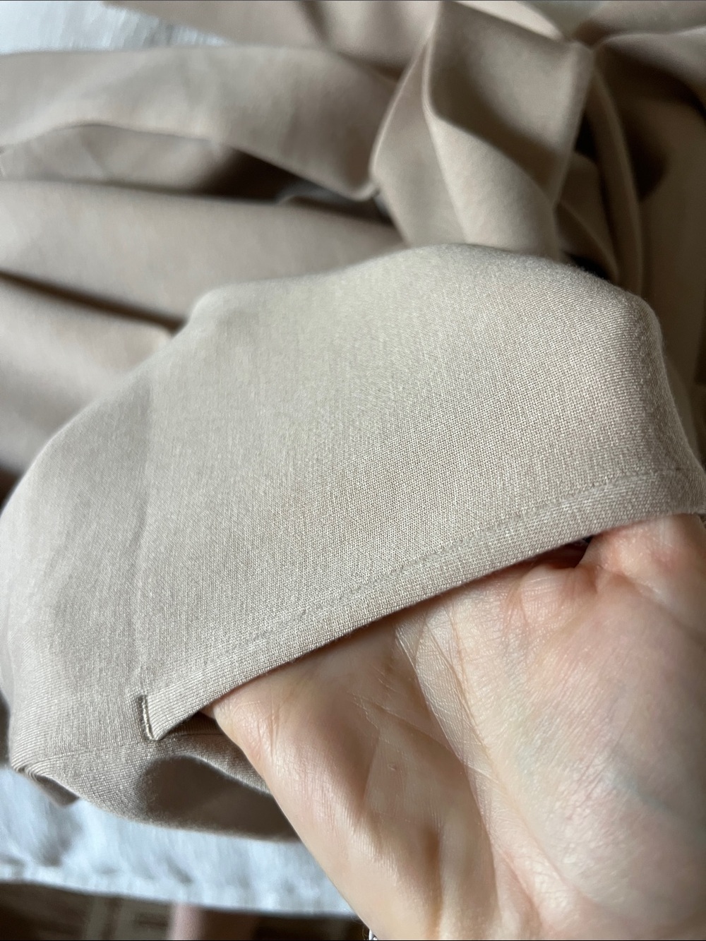 NEW Spanx AirEssentials Tie-Waist Tank Dress Tahini Beige Neutral Loungewear - Picture 6 of 6